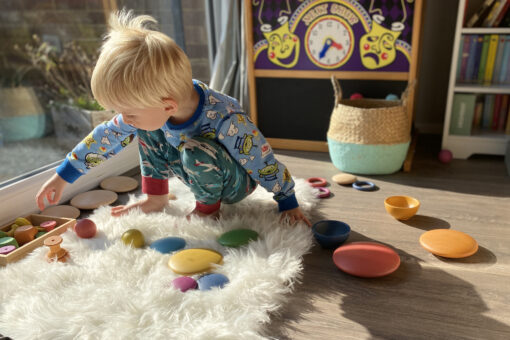 tickit rainbow buttons