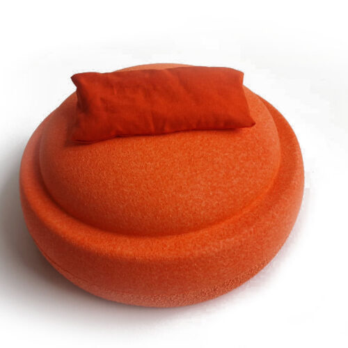 stapelstein en sensorisch zakje oranje