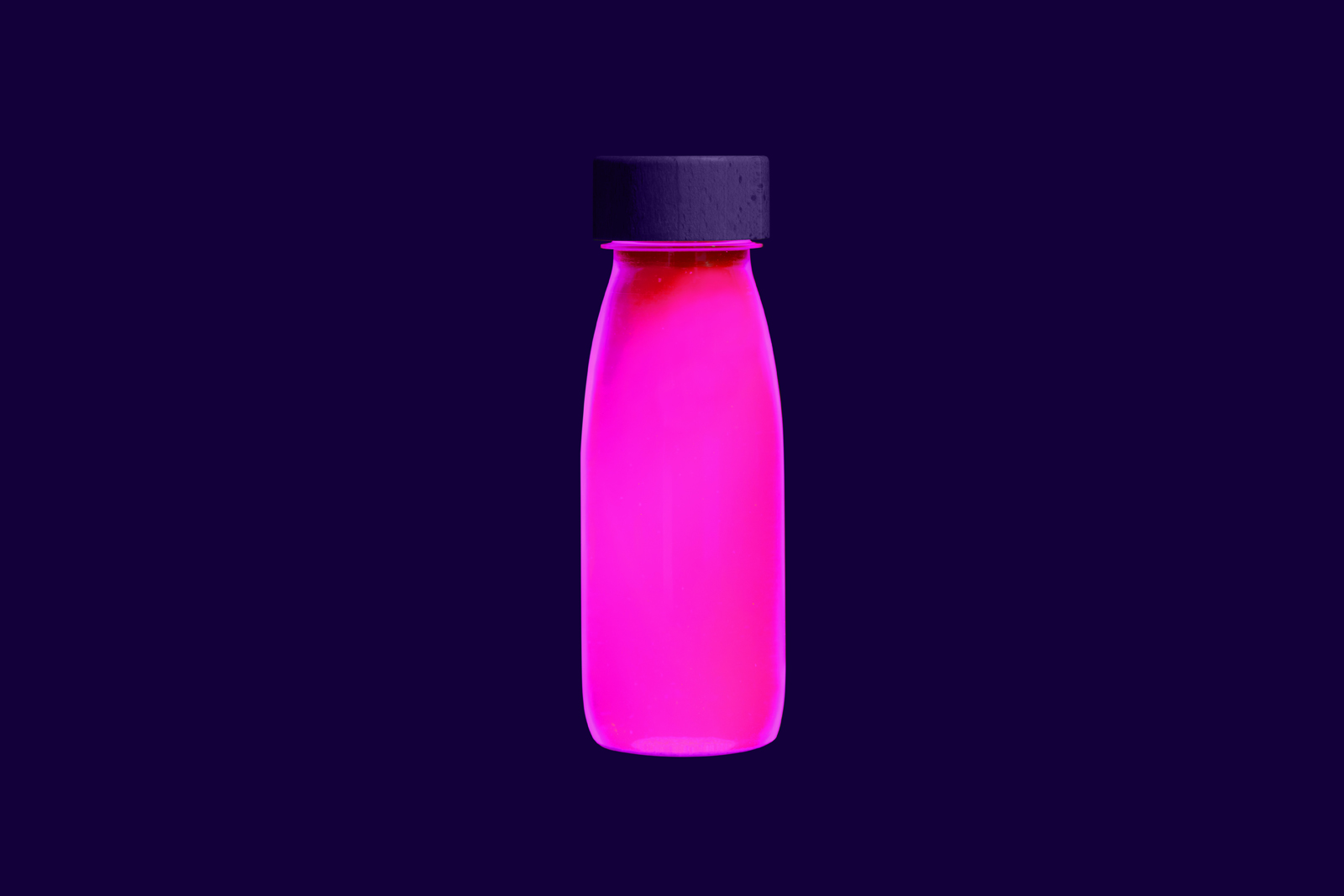 Sensorische fles - Float bottle - Fluo Roze