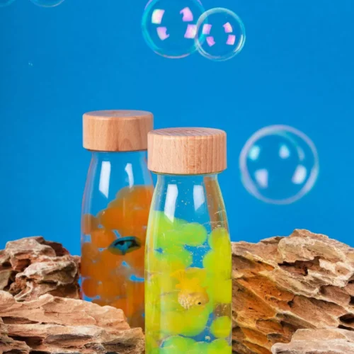petit boum sensorische fles gele vis