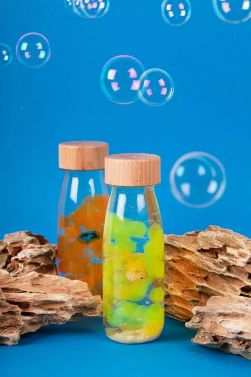 petit boum sensorische fles gele vis