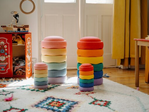 Stapelstein Mini Original Rainbow - Pastel - Afbeelding 2