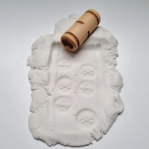 Houten roller - autoweg