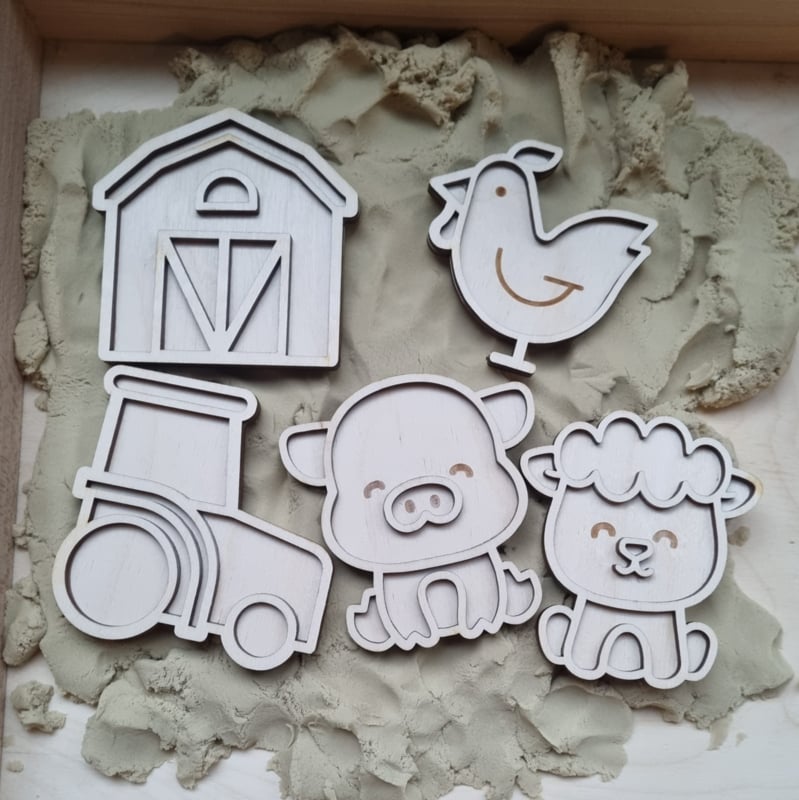 houten vulvormen boerderij