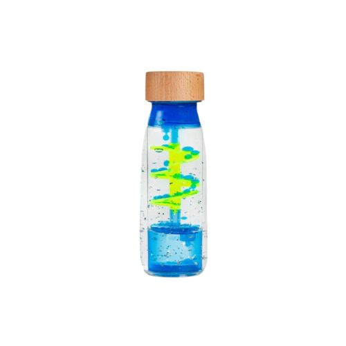 sensorische fles spiraal blauw