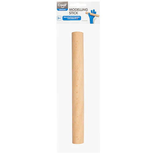 Alternative view of Houten rolstok blanco