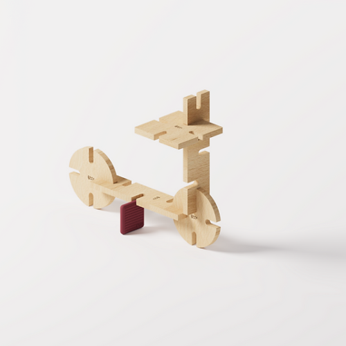 Bouwwerk van Bavvic houten speelgoed