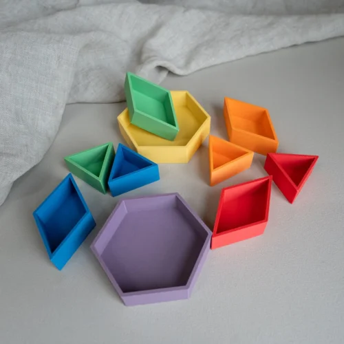 Grennn Mandigo set regenboog mini 2