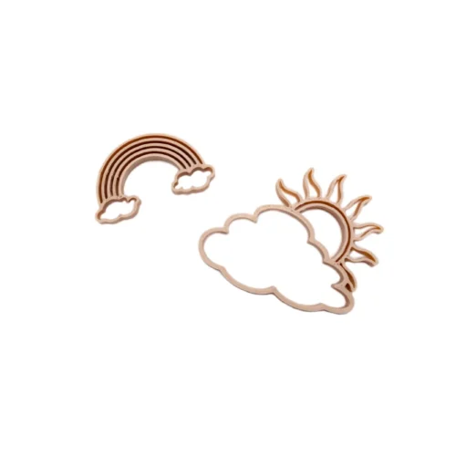 Grennn zon en regenboog uitsteker