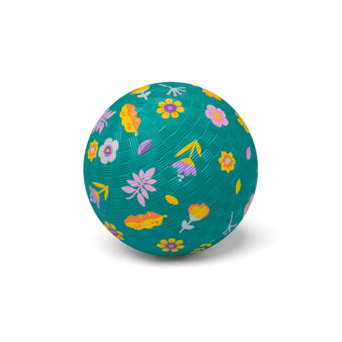 Little L - Rubberen Bal - Bloemen 13 cm