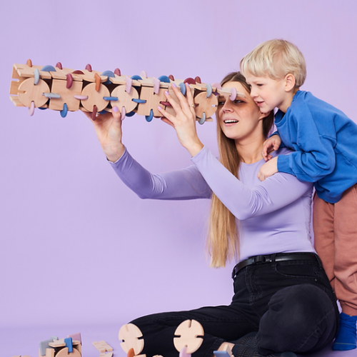 Moeder en kind met Bavvic