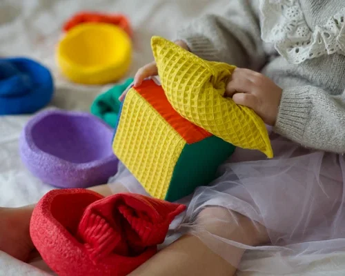 Pit Play Regenboog Dobbelsteen 2