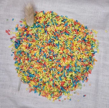 Alternative view of Grennn Speelrijst Regenboog - 750 gram