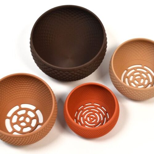 X Creator Speelkommenset in aardetinten