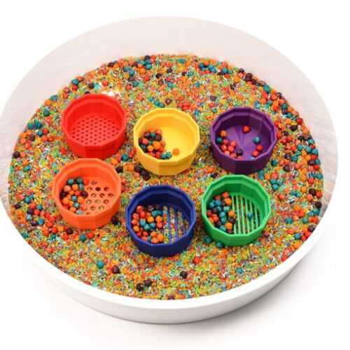 X Creator regenboog zeefjesset - medium