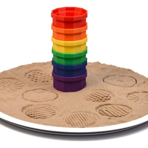 X Creator regenboog zeefjesset - medium