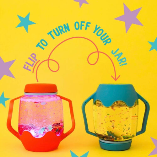 Alternative view of Glo Pals Sensorische speelbeker Set – Blauw