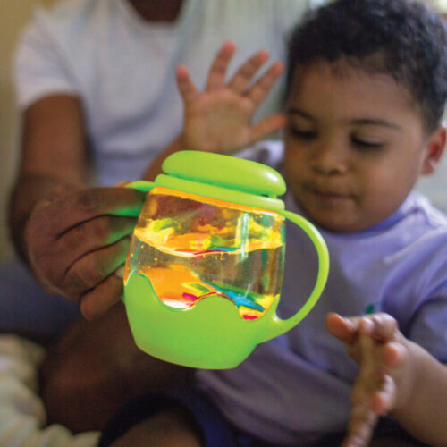 Glo Pals Sensorische speelbeker mini - Groen