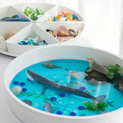 Inspire My Play Play Tray met deksel en 6 uitneembare bakjes - Afbeelding 6