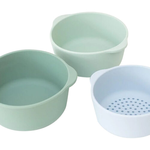 Inspire My Play - bakjes + Zeef (3-delig) - Blauw/Groen