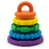 Jellystone Designs Stapelaar bijtspeelgoed regenboog