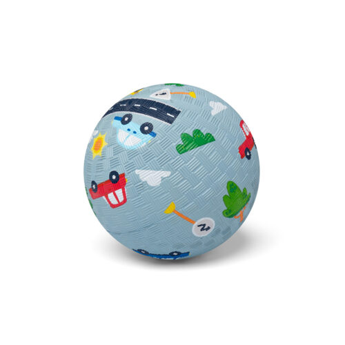 Little L - Rubberen Bal - Auto's 13 cm