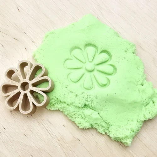 Groen kinetisch zand van SensoryFun