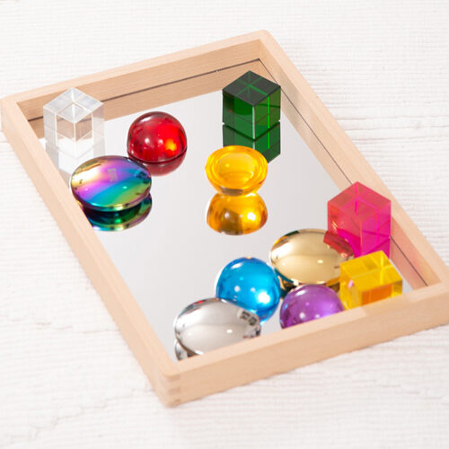 Houten speelbak met spiegel van TickiT 2