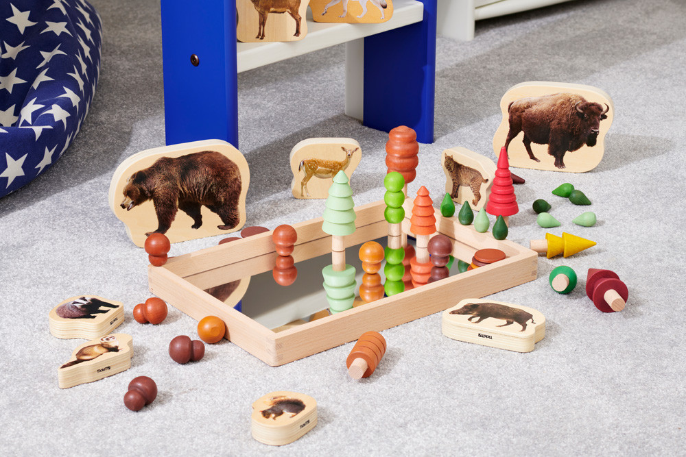 TickiT - Houten speelbak met spiegel - Afbeelding 5
