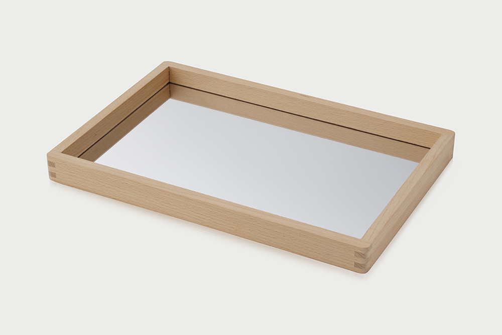 TickiT - Houten speelbak met spiegel