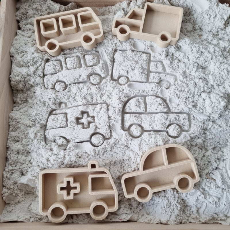 Kiddi Mini bakjes set Voertuigen - Afbeelding 2