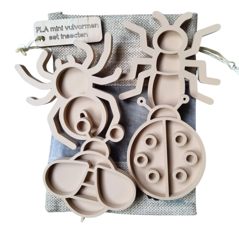 Kiddi Mini vulvormen set Insecten