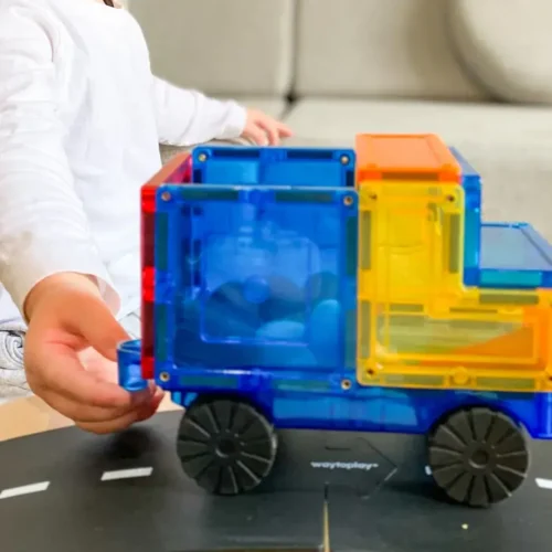 Magnetische tegels auto op waytoplay