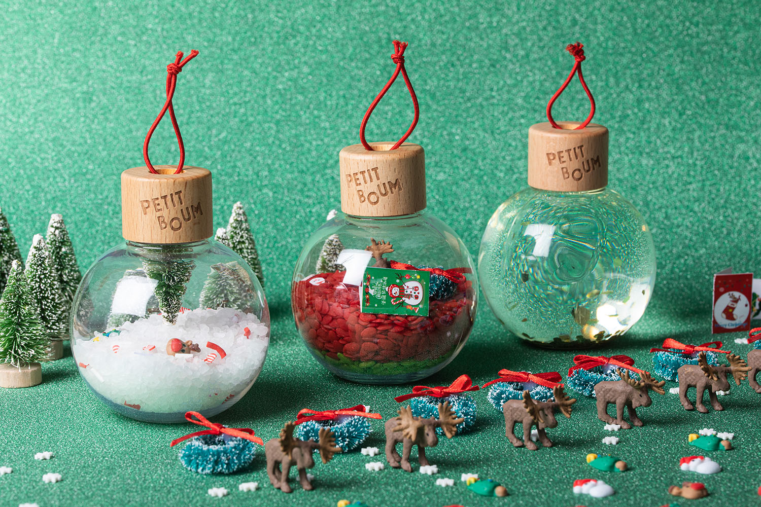 Petit Boum Kerstballen - 3 stuks - Afbeelding 2