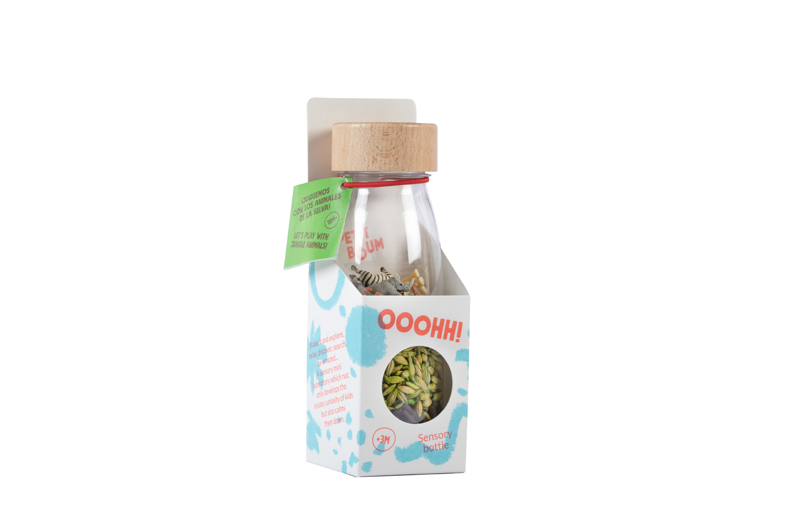 Sensorische fles – Sound bottle – Jungle - Afbeelding 2