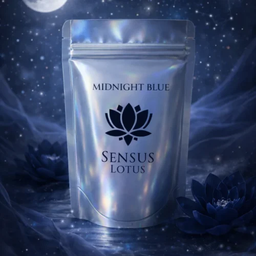 Sensus Lotus - Magisch Water Badpoeder - Midnight Blue – donkerblauw