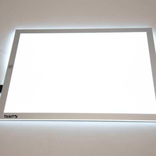 Alternative view of TickiT A3 lichtpaneel met Experimenteerbak
