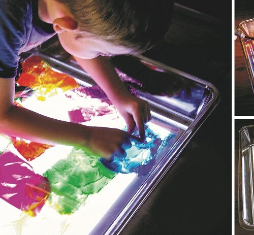 TickiT A3 lichtpaneel met Experimenteerbak 2