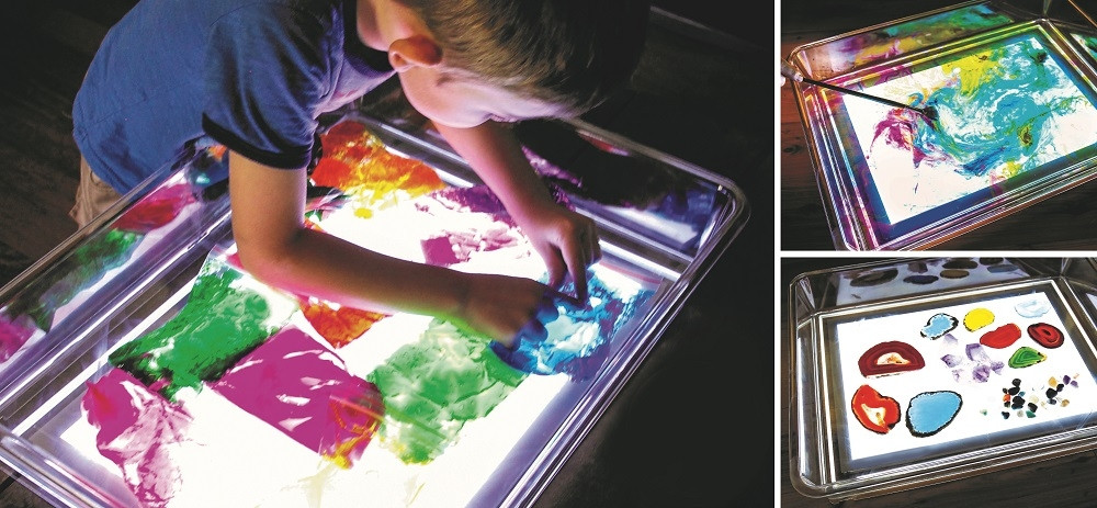 TickiT A3 lichtpaneel met Experimenteerbak - Afbeelding 5