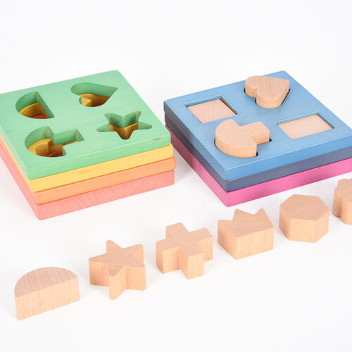 TickiT Houten Vormenpuzzel