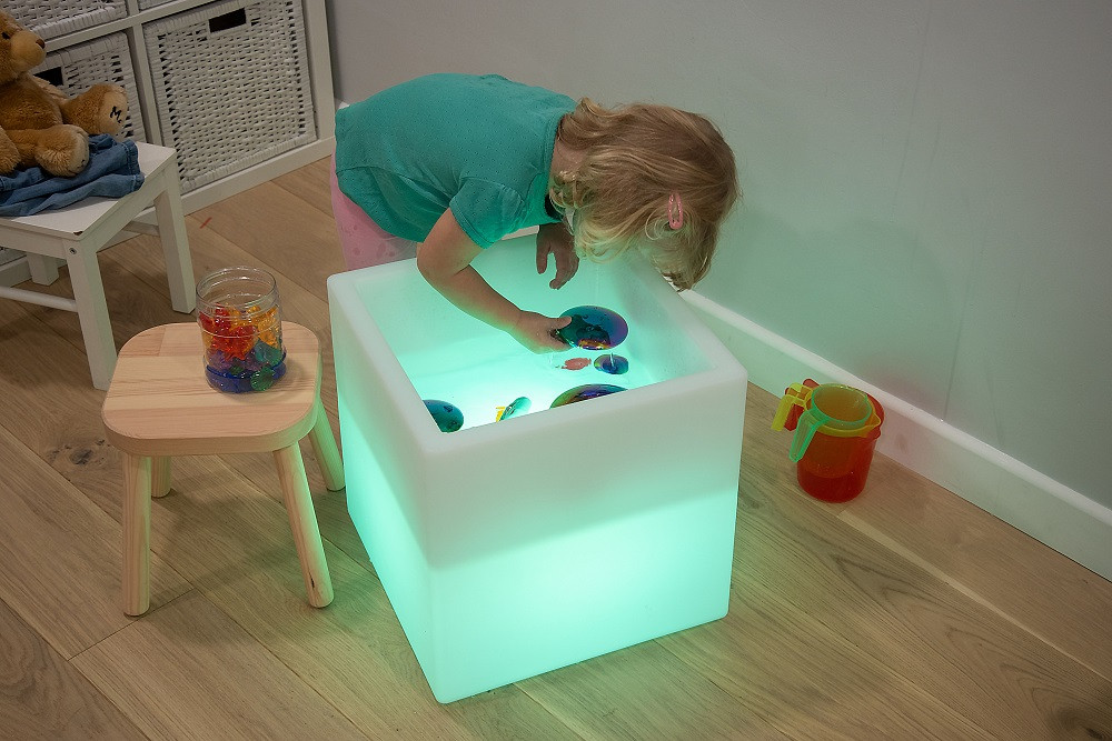 TickiT sensorische licht- en watertafel VIERKANT - Afbeelding 7