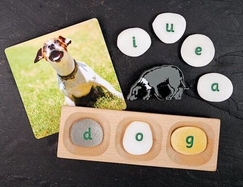 Yellow Door Alfabetstenen – Kleine Letters Set 4