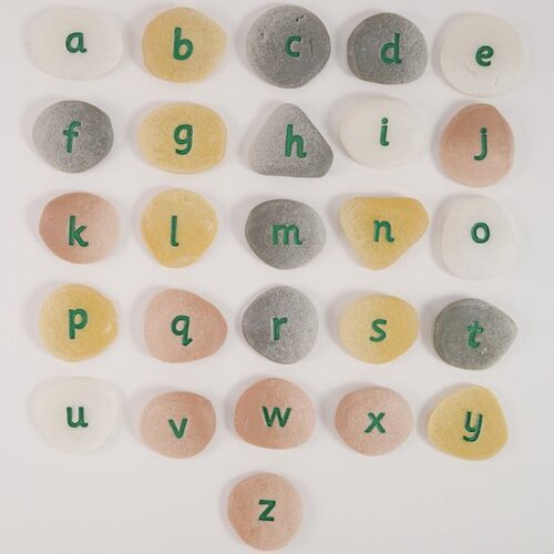 Yellow Door Alfabetstenen – Kleine Letters Set 6