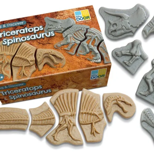 Yellow Door Dig & Discover – Triceratops & Spinosaurus