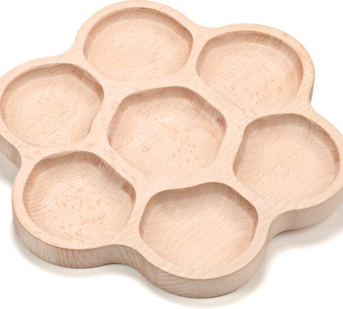 Yellow Door Houten bloemen tray