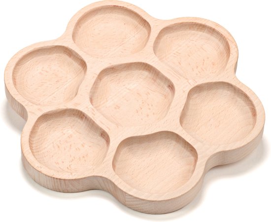 Yellow Door Houten bloemen tray