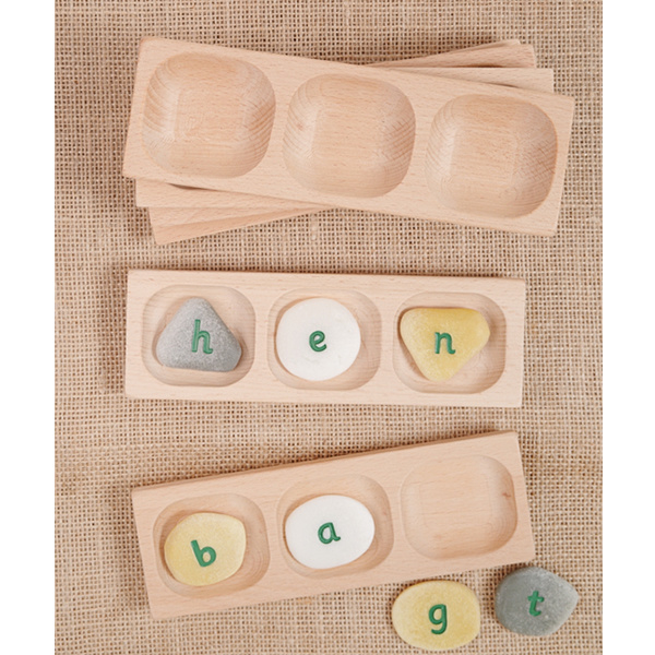 Yellow Door Woordbouw Tray – 3 Vakken - Afbeelding 3