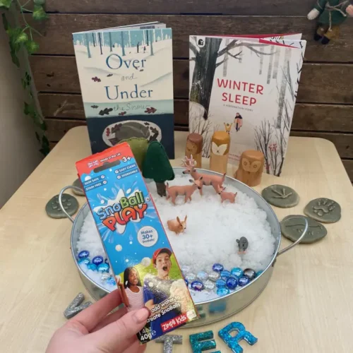Zimpli Kids DIY nep sneeuw sensorische speelbak