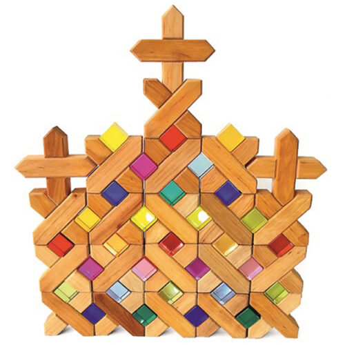 Bauspiel Lucent Cubes L met X blokken