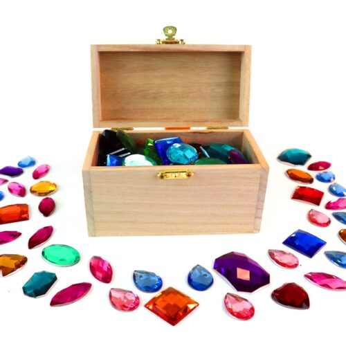 Bauspiel Schatkist met Glitterstenen